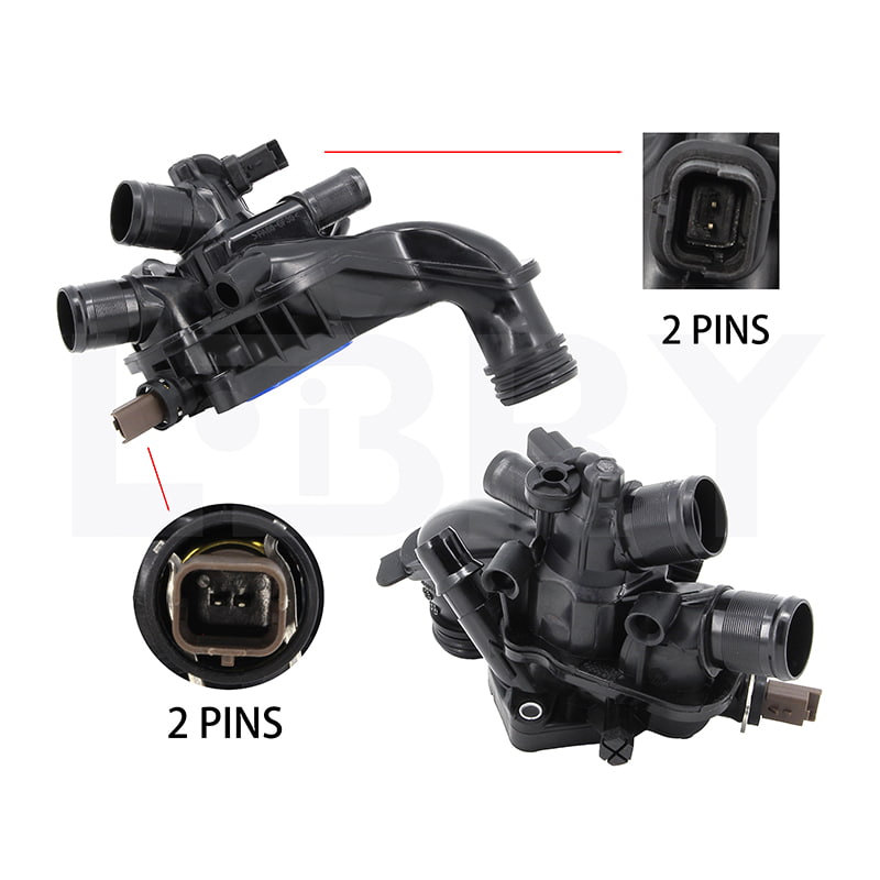 PEUGEOT CITROEN A01003 Engine Coolant Thermostat Housing Assembly 9808646980